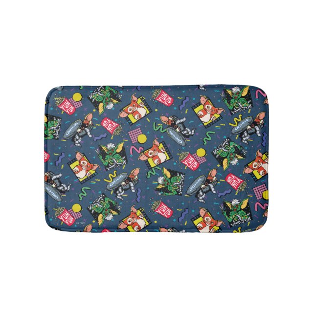 Gremlins™ 80's Retrowave Pattern Bath Mat (Front)