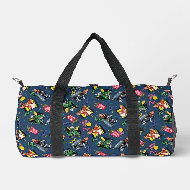 Gremlins™ 80's Retrowave Pattern Duffle Bag (Front)