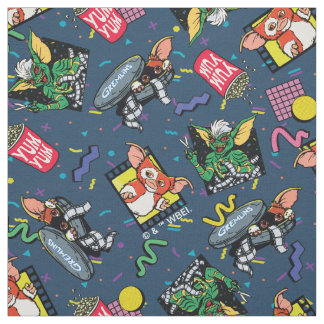 Gremlins™ 80's Retrowave Pattern Fabric