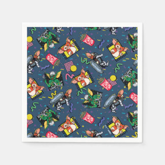 Gremlins™ 80's Retrowave Pattern Napkin