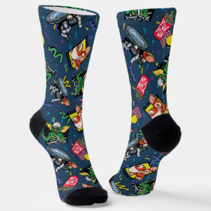 Gremlins™ 80's Retrowave Pattern Socks