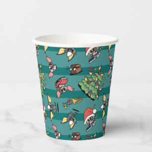Gremlins Cute Comic Christmas Pattern Paper Cups