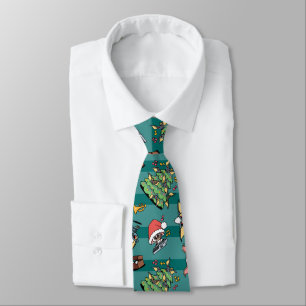 Gremlins   Cute Comic Christmas Pattern Tie