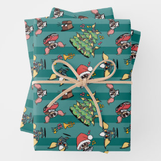 Gremlins | Cute Comic Christmas Pattern Wrapping Paper Sheet