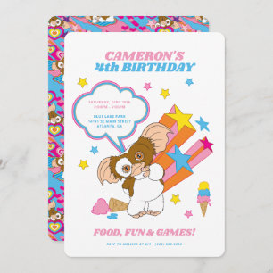 Gremlins Gizmo Birthday Invitation