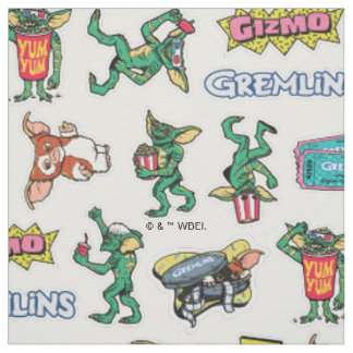 Gremlins™ Sticker Fun Pattern Fabric