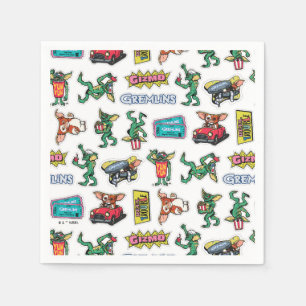 Gremlins™ Sticker Fun Pattern Napkin