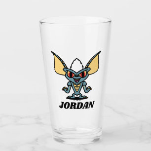 Gremlins   Stripe Cute Comic   Add Your Name Glass
