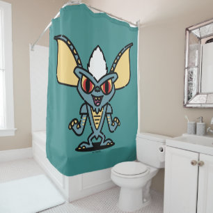 Gremlins   Stripe Cute Comic Character Shower Curtain