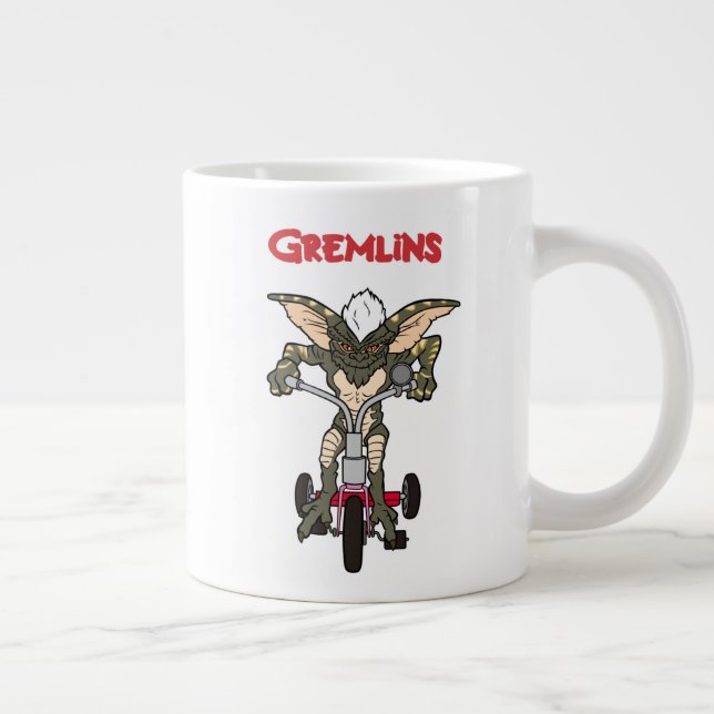 Gremlins | Stripe Riding Tricycle Large Coffee Mug (Right)