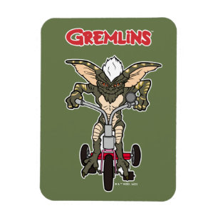 Gremlins   Stripe Riding Tricycle Magnet