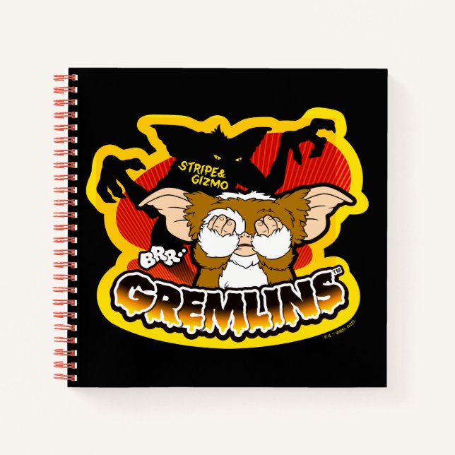 Gremlins | Stripe Scaring Gizmo Notebook (Front)