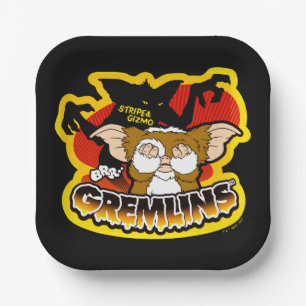 Gremlins Stripe Scaring Gizmo Paper Plate