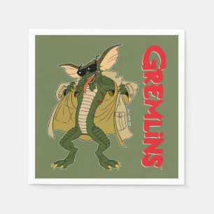 Gremlins   Stripe Trench Coat Flash Napkin