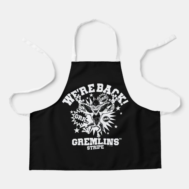 Gremlins | Stripe We're Back Apron (Front)