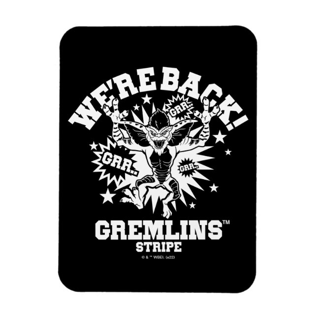 Gremlins | Stripe We're Back Magnet (Vertical)