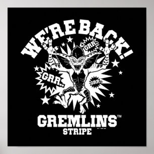 Gremlins   Stripe We're Back Poster
