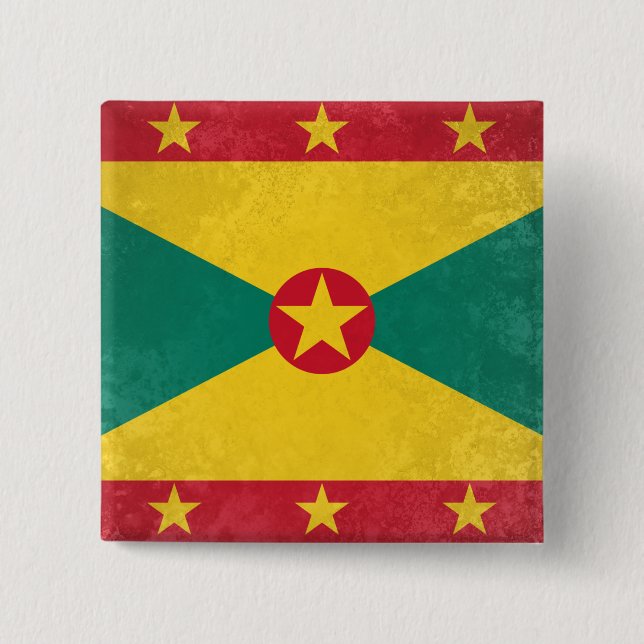Grenada 15 Cm Square Badge (Front)