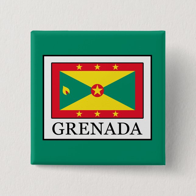Grenada 15 Cm Square Badge (Front)