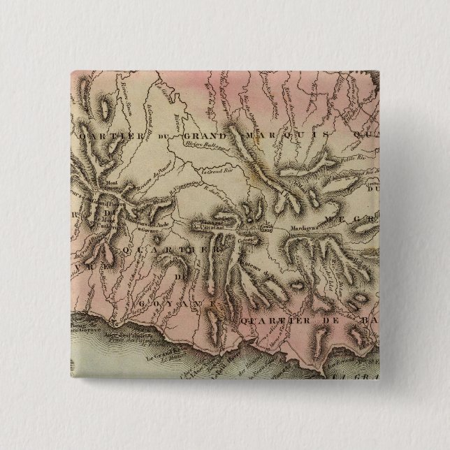 Grenada 15 Cm Square Badge (Front)