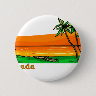 Grenada 6 Cm Round Badge