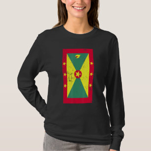 Grenada Caribbean Saint Georges Distressed Flag T-Shirt