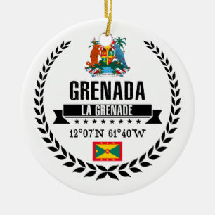 Grenada Ceramic Tree Decoration