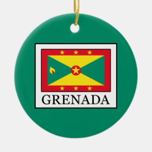 Grenada Ceramic Tree Decoration
