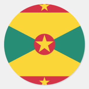 grenada classic round sticker