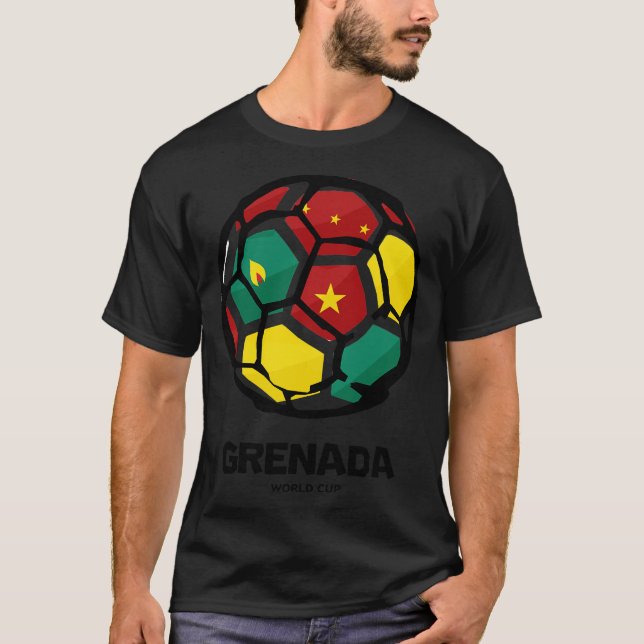 Grenada Country Flag T-Shirt (Front)