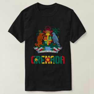 Grenada Flag and Coat Of Arms Patriotic T-Shirt