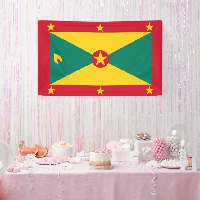 Grenada flag banner (Party)