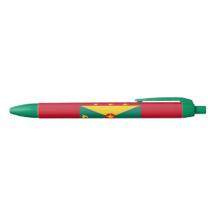Grenada Flag Black Ink Pen