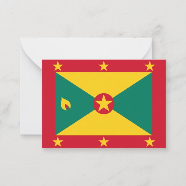 Grenada flag card (Front)