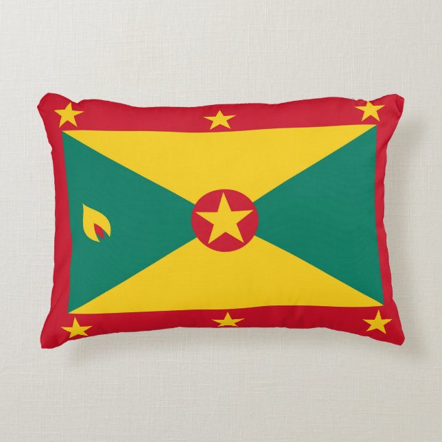 Grenada flag decorative cushion (Front)