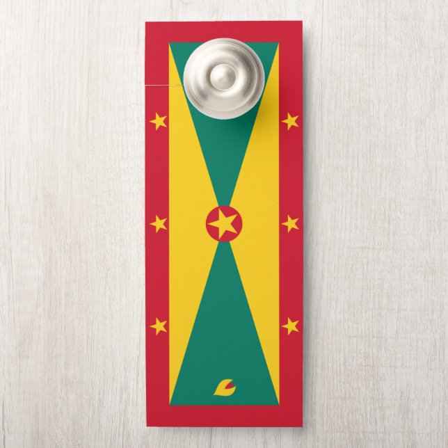 Grenada flag door hanger (On Knob)
