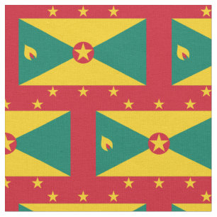 Grenada Flag Fabric