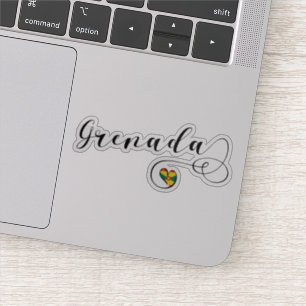 Grenada Flag Heart, Grenadian