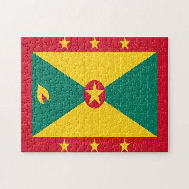 Grenada Flag Jigsaw Puzzle (Horizontal)
