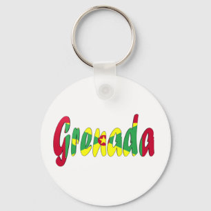 Grenada Flag Key Ring