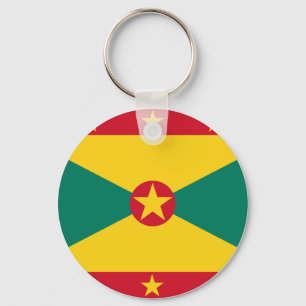 Grenada Flag Key Ring
