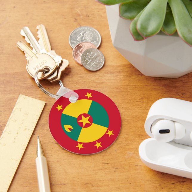 Grenada flag key ring (Desk)
