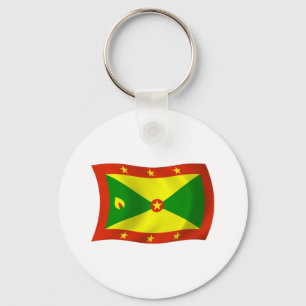 Grenada Flag Keychain