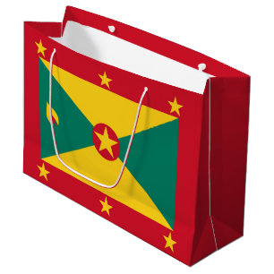 Grenada flag large gift bag