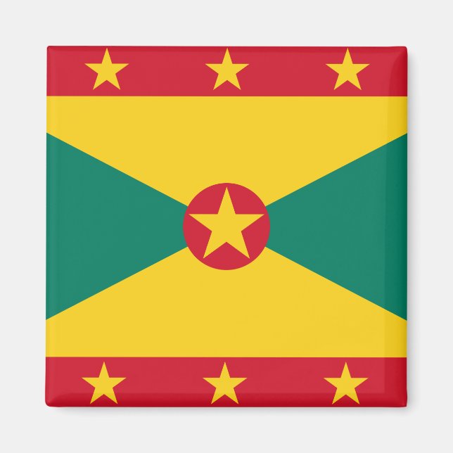 Grenada Flag Magnet (Front)