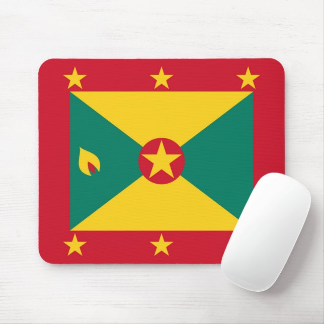 Grenada flag mouse pad (With Mouse)