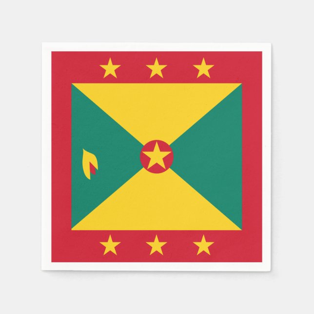 Grenada Flag Napkin (Front)
