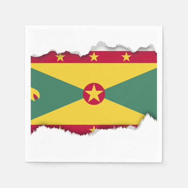 Grenada Flag Napkin (Front)