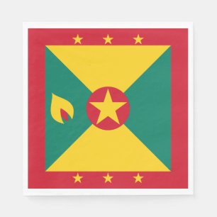 Grenada Flag Napkin