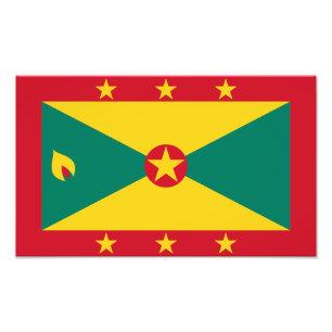 Grenada Flag Photo Print